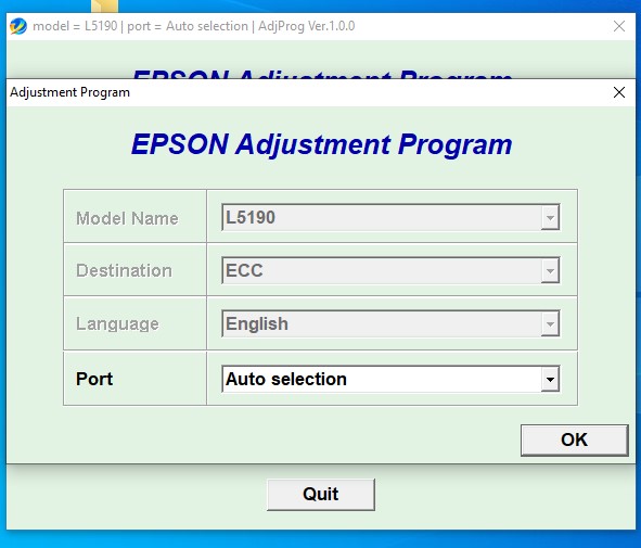 epson l5190 resetter